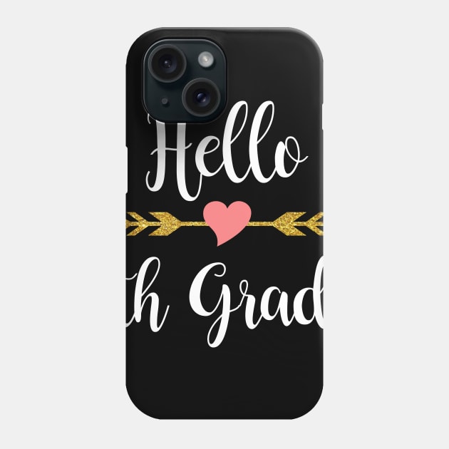 Hello 4th Grade Back To School Phone Case by Elliottda