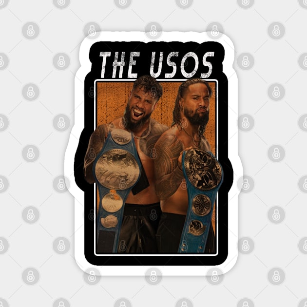 Vintage Wwe The Usos Magnet by The Gandol