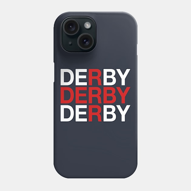 DERBY Union Jack Flag Phone Case by eyesblau