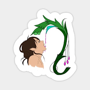 Copy of Elf drinking from a flower Magnet