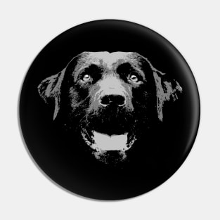 Black Labrador Pin