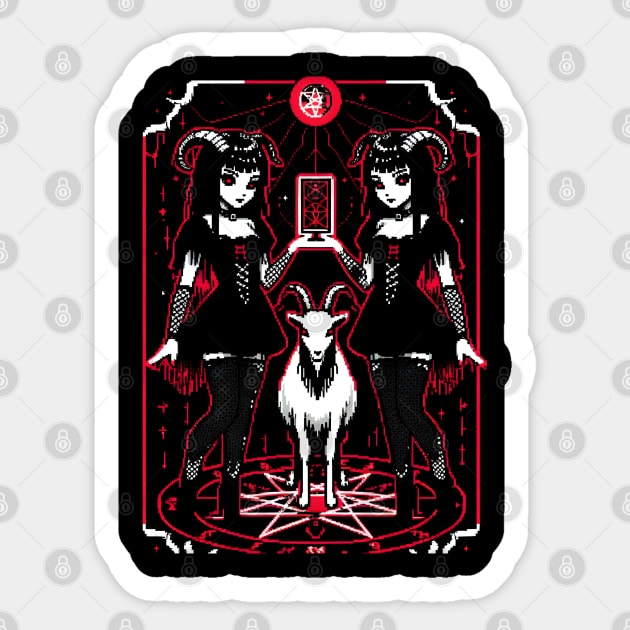 gothic aesthetic - witch gothic aesthetic - Gothic Aesthetic - Sticker