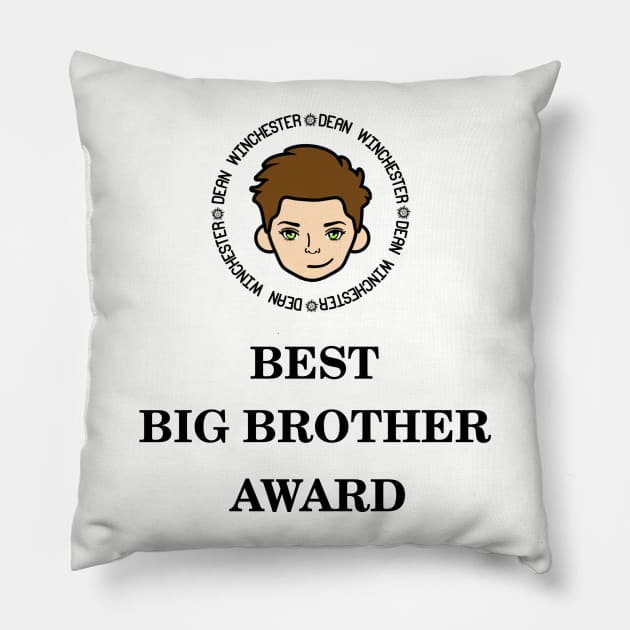 Big Brother Dean Pillow by Winchestered