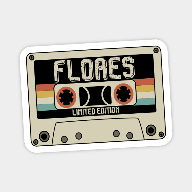 Flores - Limited Edition - Vintage Style Magnet by Debbie Art