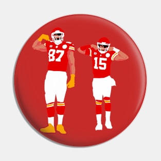 Patrick mahomes and Travis kelce Pin