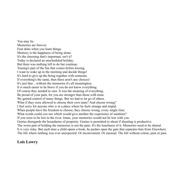 Lois Lowry Quotes by qqqueiru