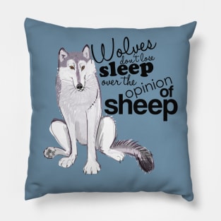 Wolves and sheep Pillow