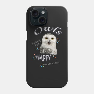 snowy owl Phone Case