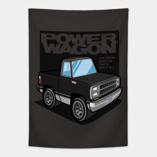 Black - Power Wagon (1980 - White-Based) Tapestry