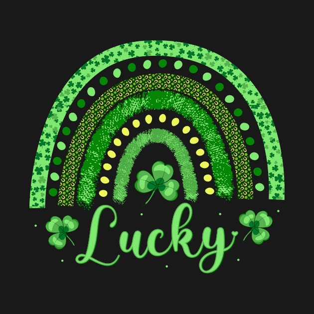 Lucky Shamrock Rainbow St Patricks Day by freakys