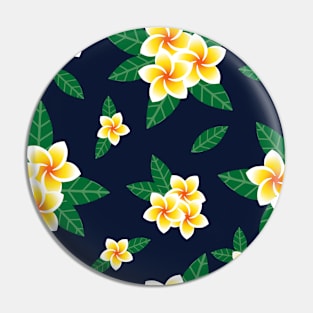 Colorful Flower Leave Pattern Pin