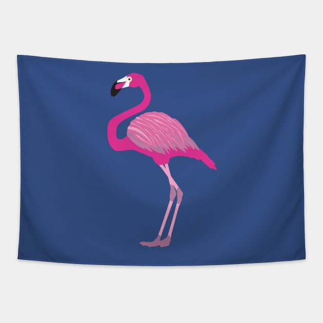 Flamingo Vibes Tapestry by Ezzie