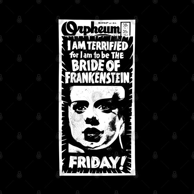 The Bride of Frankenstein ∆ Vintage Horror Fan by unknown_pleasures