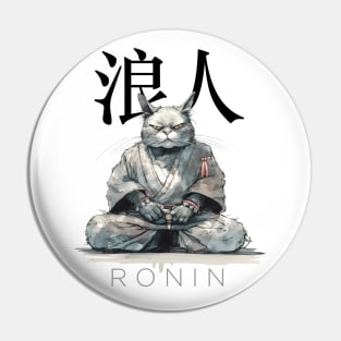 Ronin Cat Pin