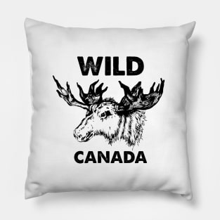 Moose and nature Pillow