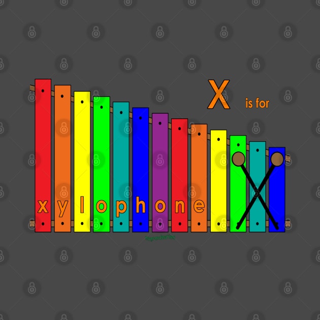 X is for xylophone by mygrandmatime