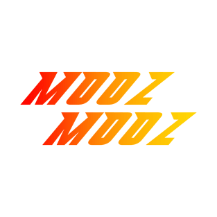 &#39;MOOZ MOOZ&#39; Typography Design T-Shirt