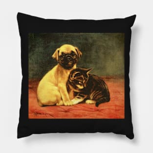 Safe Refuge By John Henry Dolph Digitally Enhanced Pillow