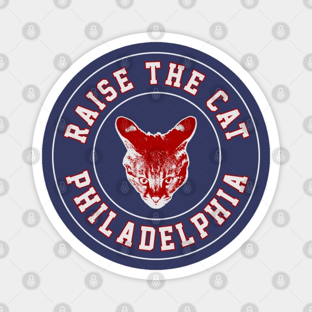 Raise the Cat Logo 1: For Morris Animal Refuge Magnet by Center City Threads