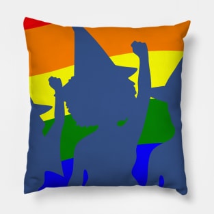 Witches Vote-Gay Pride! Pillow