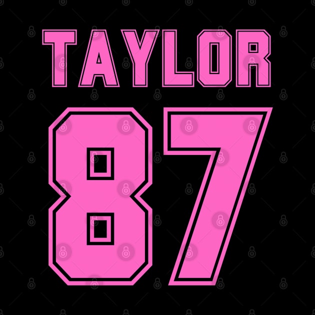 Pink Numbers Taylor 87 by adil shop