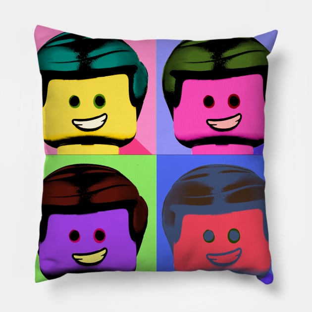 Lego Monroe Pillow by j2artist