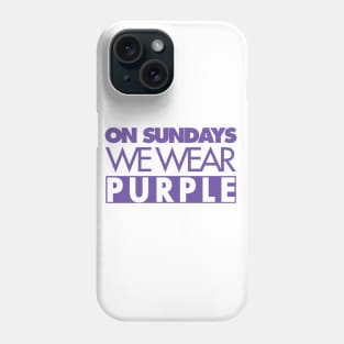 Sunday Purple Phone Case