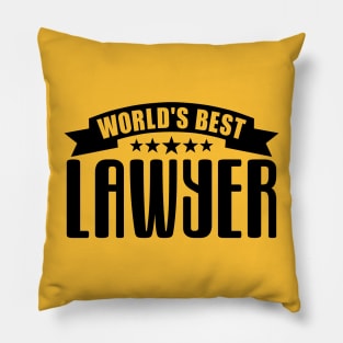 World's Best Lawyer Pillow