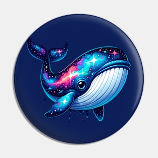 Whale of The Galaxy Pin