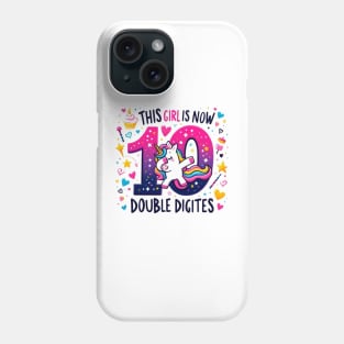 10 Years Old girl Birthday Phone Case