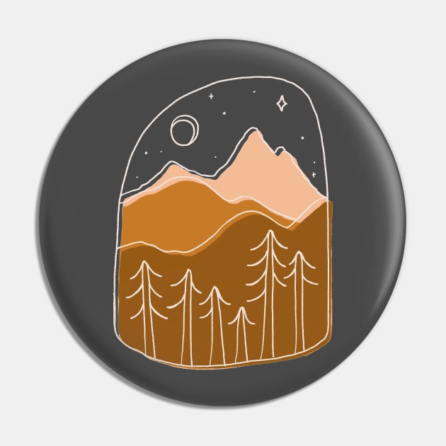 Golden Hills Pin by kikamack