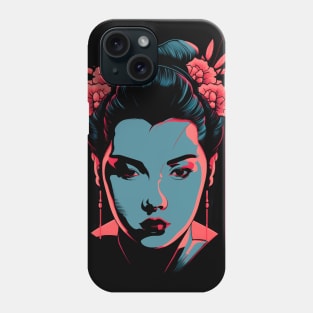 Vaporwave Geisha - Beautiful Japanese Design Phone Case