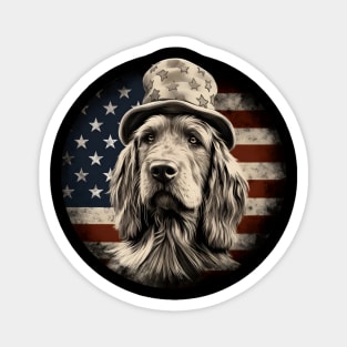 Otterhound 4th of July Magnet