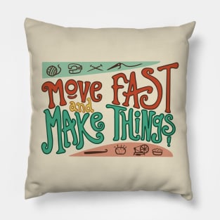 Move Fast and Make Things Pillow