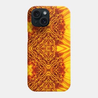 Golden Yellow Sunflower Pattern 8 Phone Case