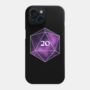Purple Space D20 Phone Case