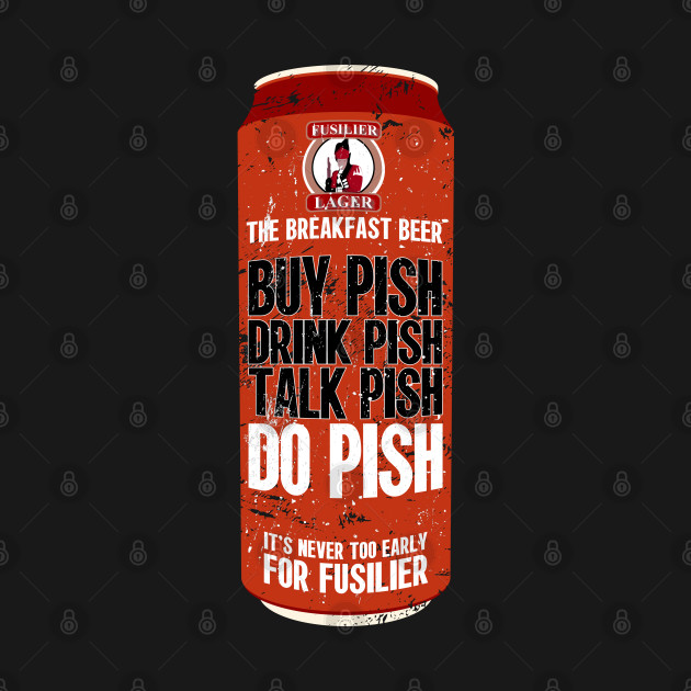 Disover Fusilier Lager The Breakfast Beer - Still Game - T-Shirt