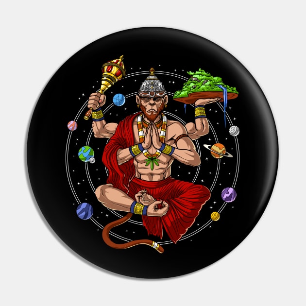 Hanuman Hindu God Pin by underheaven