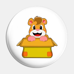 Hamster with Box Pin