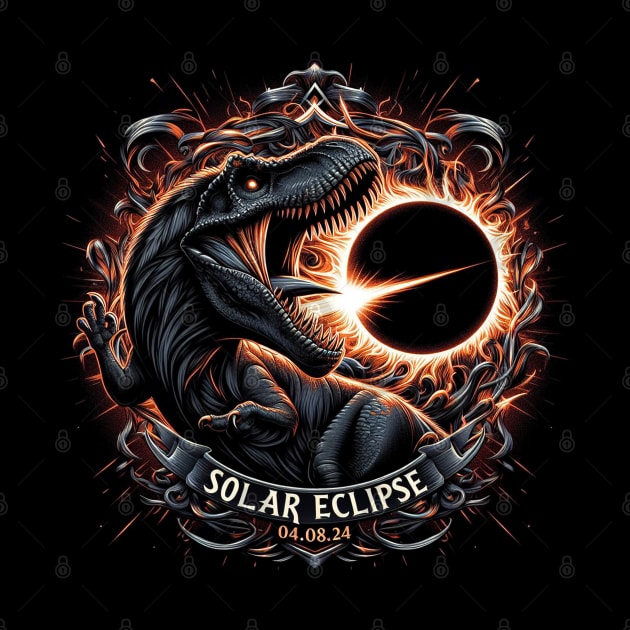 Total Solar Eclipsed Dino by WEARWORLD