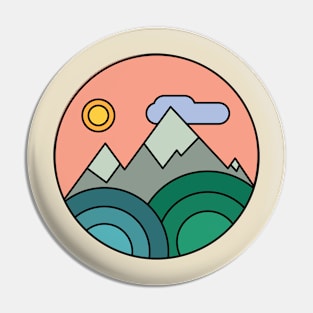 Mountains Pin