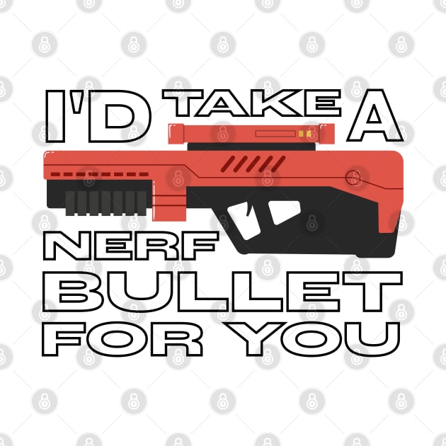 Nerf Bullet by Designograph