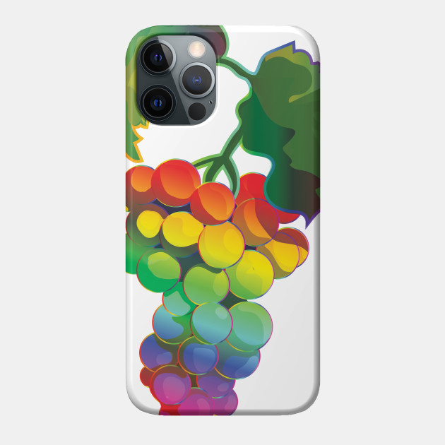 Grape Rainbow Fruit - Grape Rainbow Fruit - Phone Case