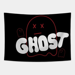 T-shirt Ghost Simple for Daily and Gift Tapestry