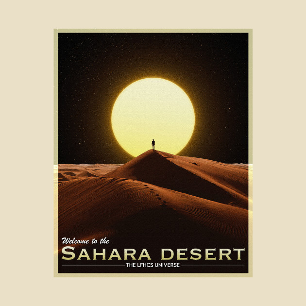 POSTCARD: SAHARA DESERT. by LFHCS