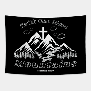 Faith Can Move Mountains Tapestry