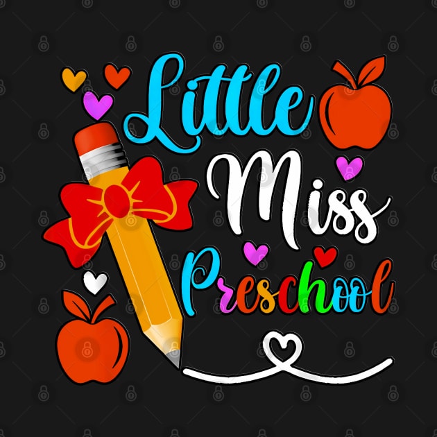 Little Miss Preschool first day of school ready to crush preschool by masterpiecesai