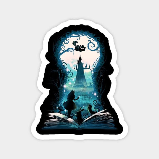 Book of Wonderland V.2 Magnet by DANDINGEROZZ