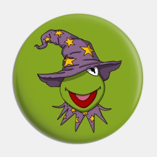 Halloween Wizard Kermit Pin