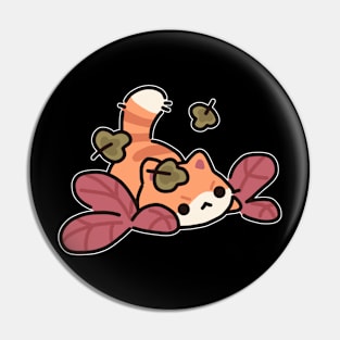 Cute Autumn Cat Pin